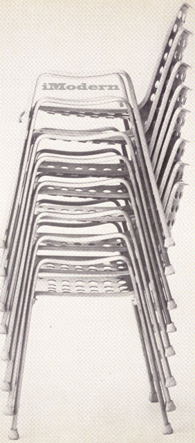 Landi modern stacking chairs