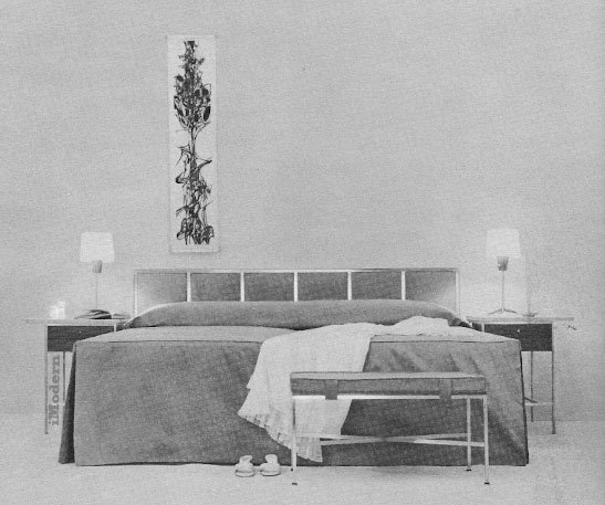Paul McCobb midcentury modern bedroom