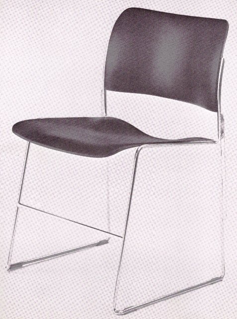 Rowland modern stacking chair