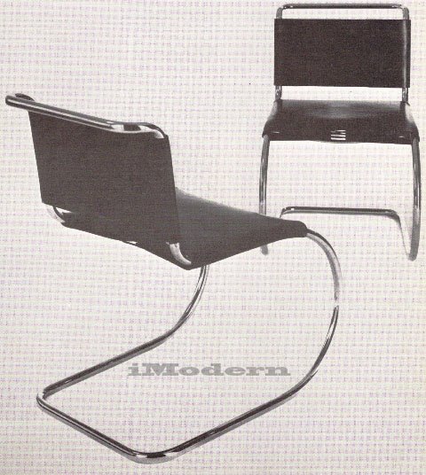 MR chair by mies van der rohe