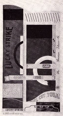 Lucky Strike abstract modern art