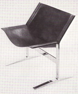 Sling chair by Clement Meadmore
U.S.A., 1963
