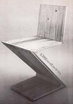 Zig-zag chair by Gerrit Rietveld
Holland, 1934